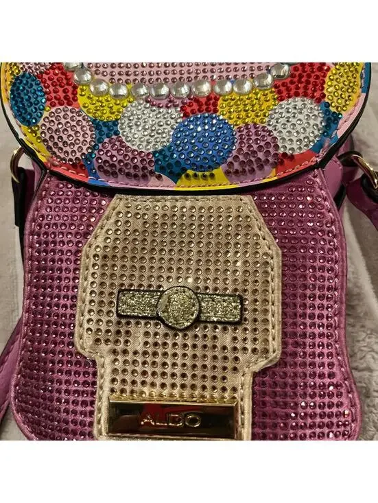 Aldo Multicolor Candy Gumball Machine Crossbody Bag - Picture 6 of 7